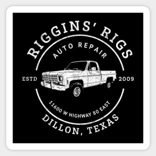 Riggins' Rigs Auto Repair - Dillon, Texas Sticker